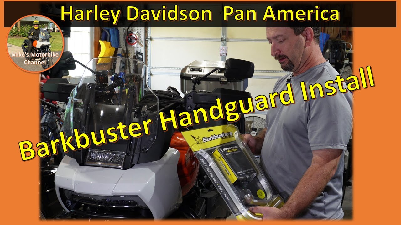 HD Pan America Barkbuster hand guards install