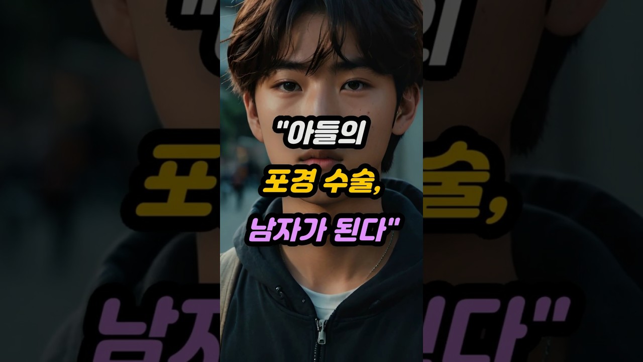 아들의 포경 수술, 남자가 된다는 것 #사연 #실화 #포경수술 #성장