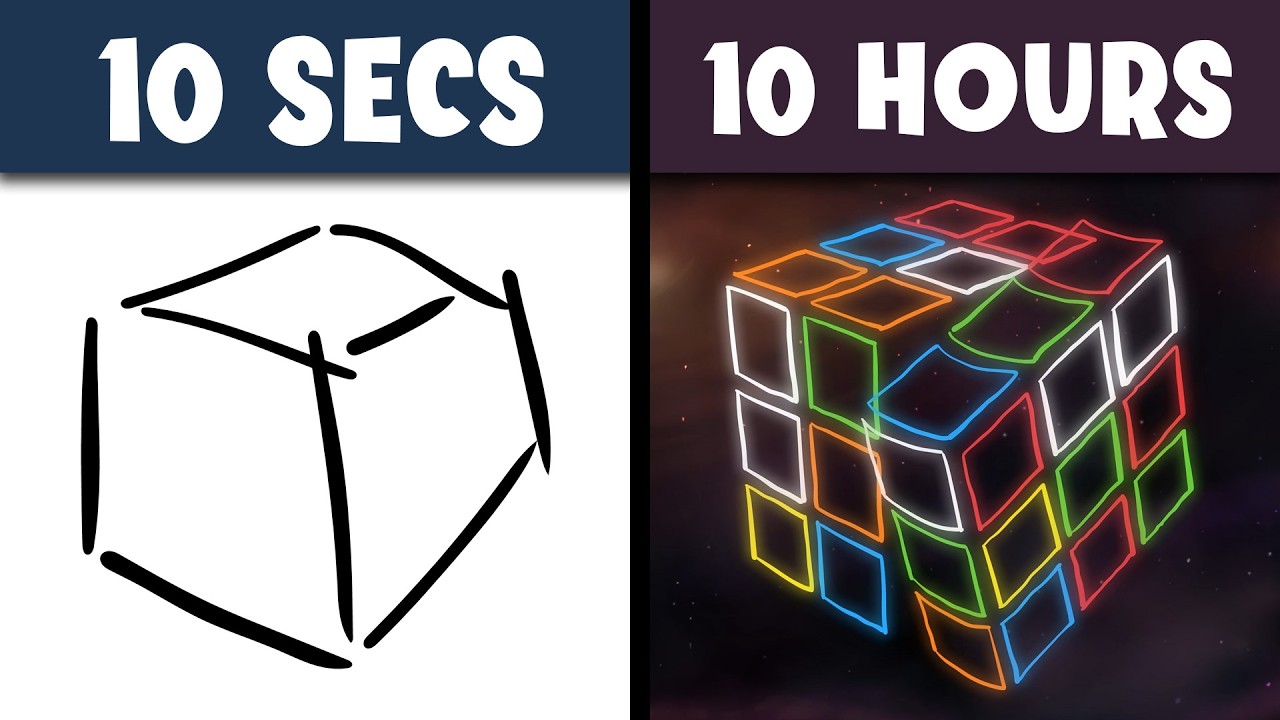 Animating a CUBE in 10 Seconds vs 10 Hours