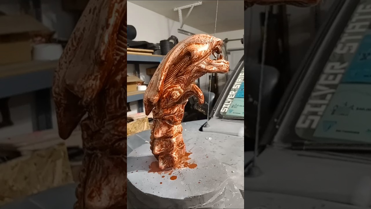 Aliens Queen Chestburster Final Paint 