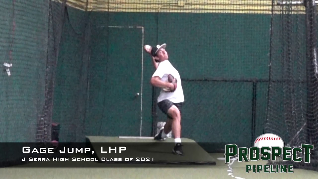 Gage Jump, LHP, J Serra High School Class of 2021, Pitching Mechanics at 480 FPS