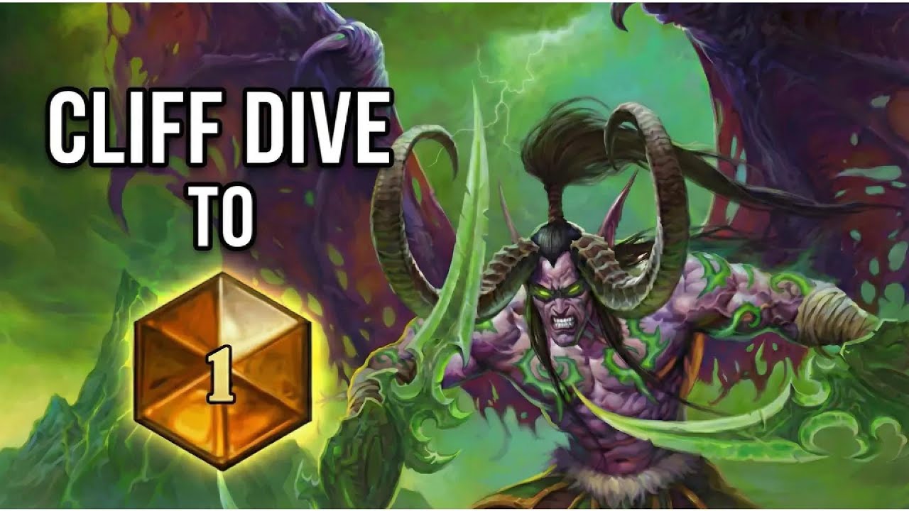 HO FATTO LEGEND CON QUESTO MAZZO ROTTO! | CLIFF DIVE DH HEARTHSTONE!