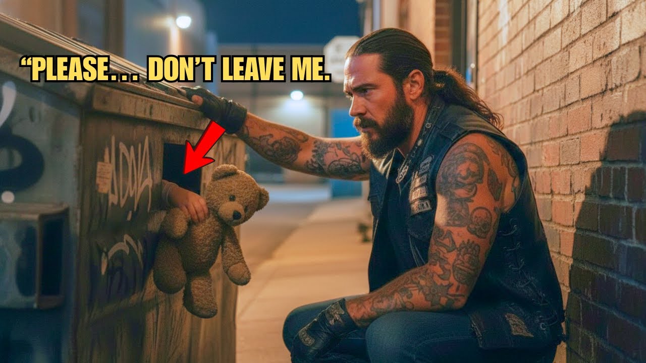 Hells Angels Biker Heard a Little Girl Crying in a Dumpster — What He Did Next Terrified Her Abusers