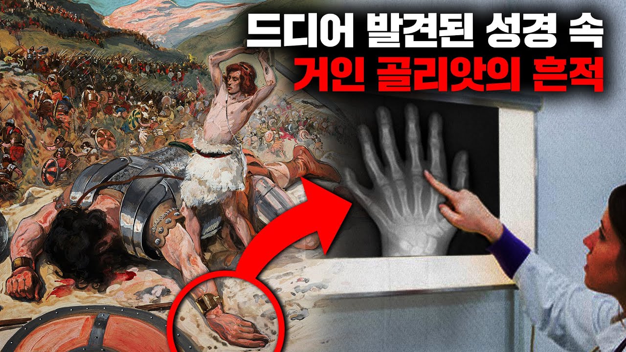 성경 속에 등장하는 거인의 후예 '골리앗'이 실제로 존재하였다는 흔적과 증거들 [미스터리]