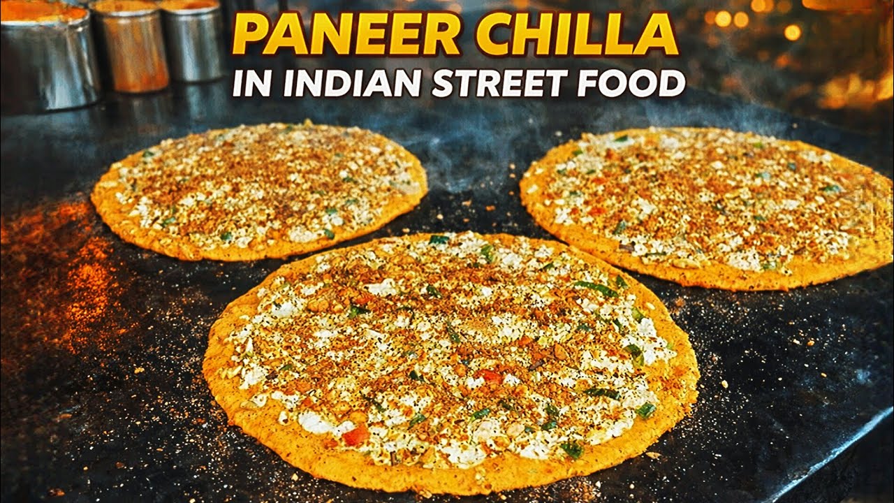 Paneer Chilla Recipe | Paneer Cheela | Paneer Ka Chilla | Paneer Aur Besan Ka Chilla | Street Food 