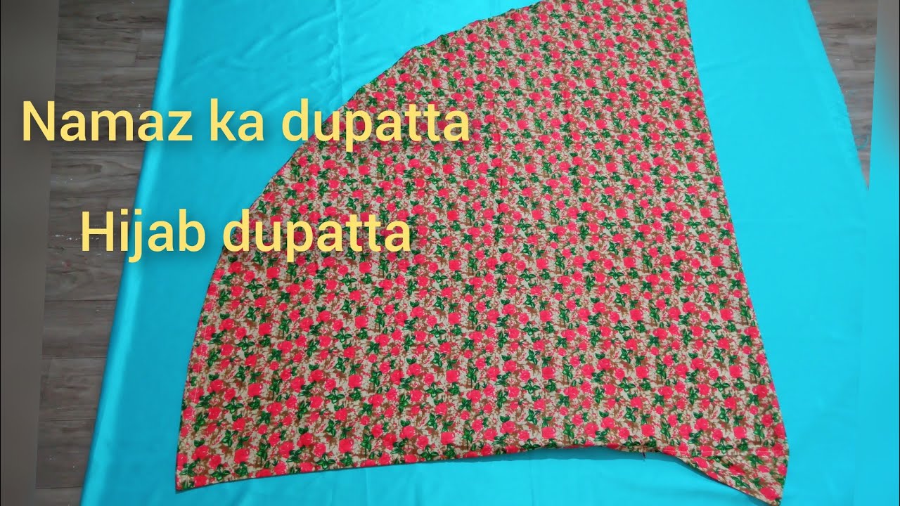 Namaz scarf/Hijab dupatta cutting and stitching with easy /Hindi Urdu