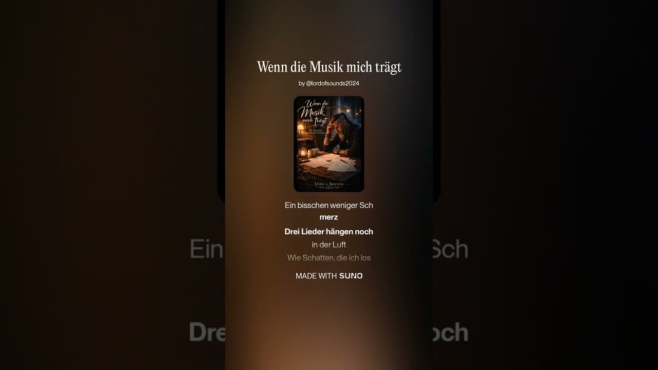 Wenn die Musik mich trägt 🖤 | Ein Song über Heilung & Gefühle | @LordofSounds2024