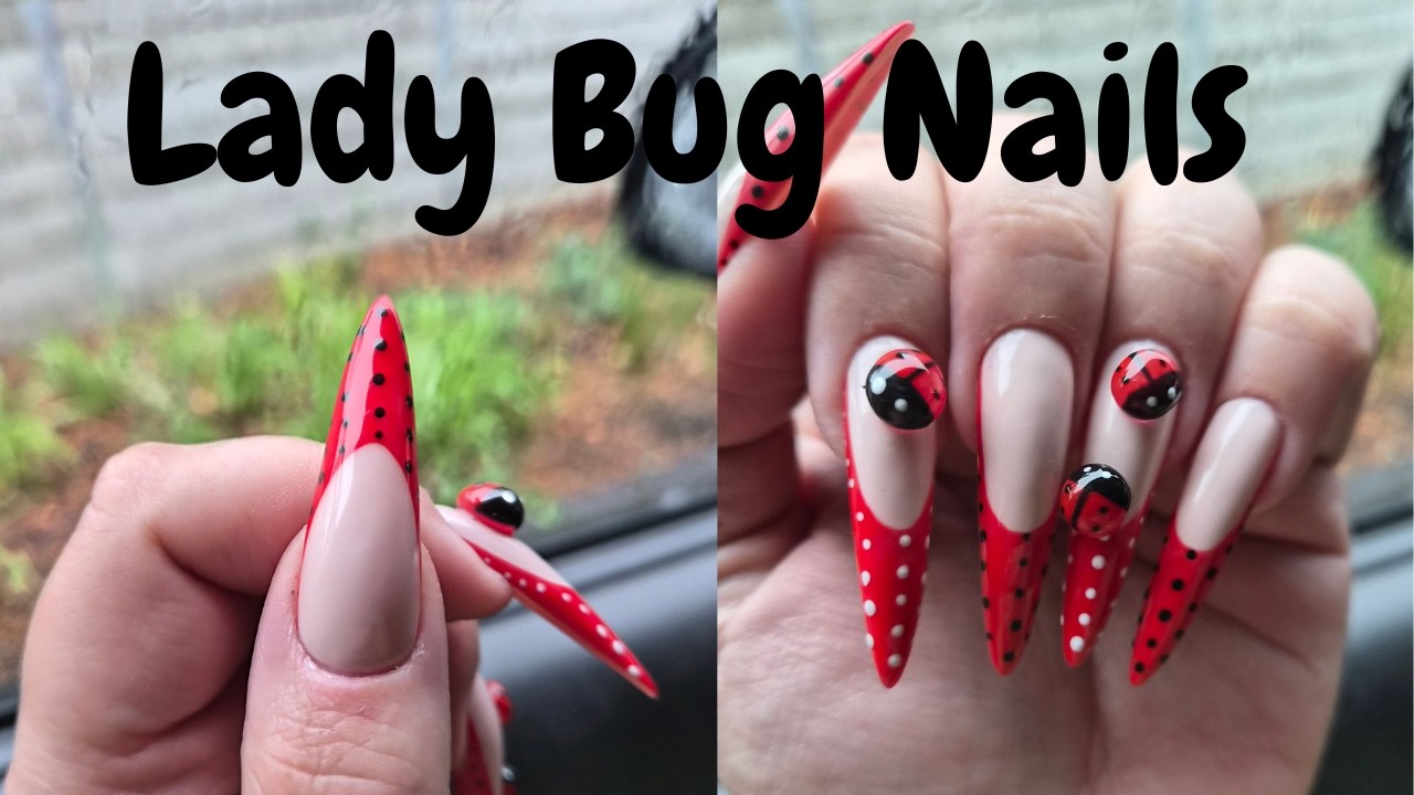 Lady Bug Nails
