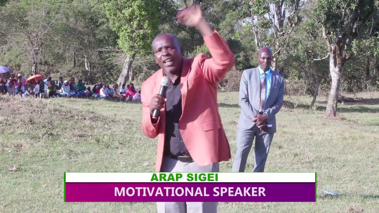 Arap Sigei Siongiroi powerful speech during an engagement ceremony in Siongiroi 
