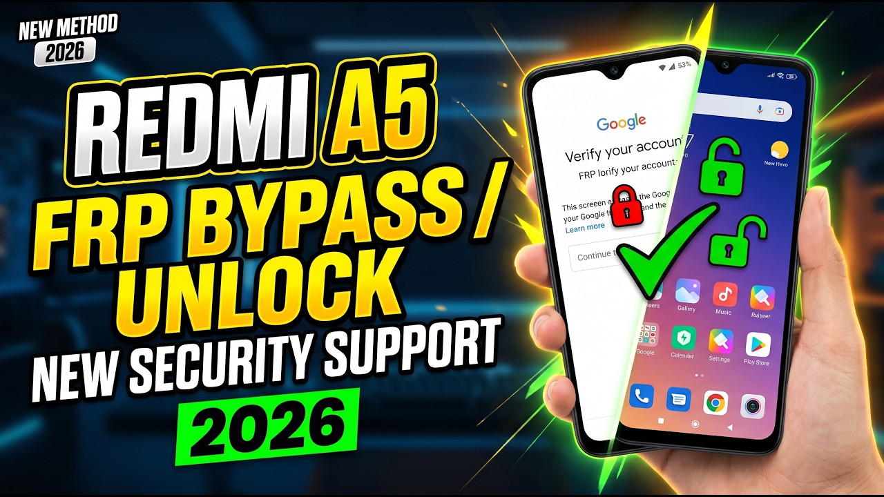 Redmi A5 Google Account Bypass — 100% Tested & Working