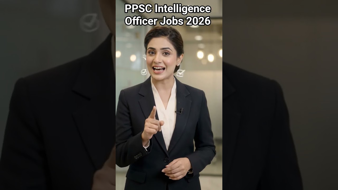 PPSC Intelligence Officer Jobs 2026 | Eligibility, Age Limit, Qualification & Apply Online | Jobs