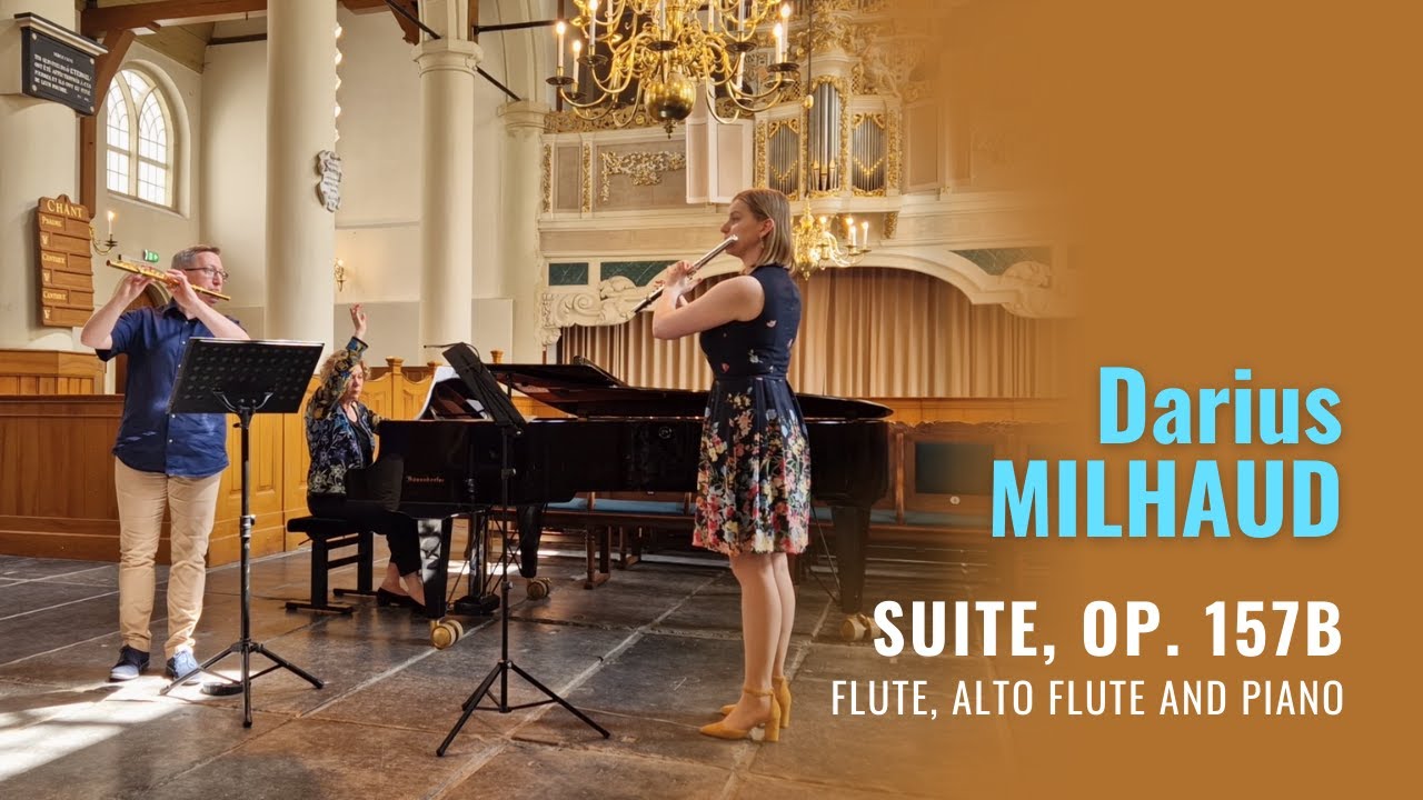 Darius Milhaud - Suite, op. 157b | Rogier de Pijper, Mirna Ackers & Mariken Zandvliet