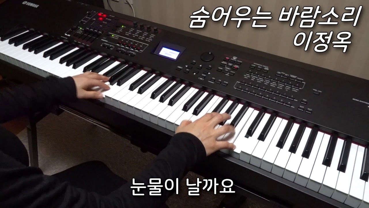이정옥 - 숨어우는 바람소리 피아노 연주
