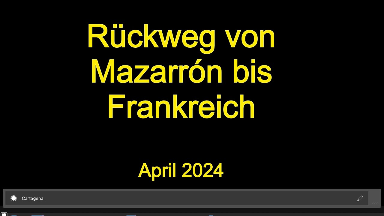 Rückfahrt von Mazarrón