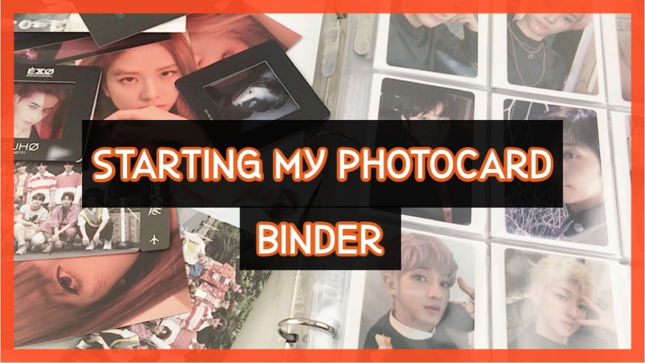 Starting My Kpop Photocard binder! | A Huge Mess | Pt. 1