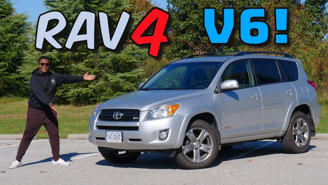 Toyota RAV4 V6 Sport — скоростной внедорожник конца 2000-х годов.