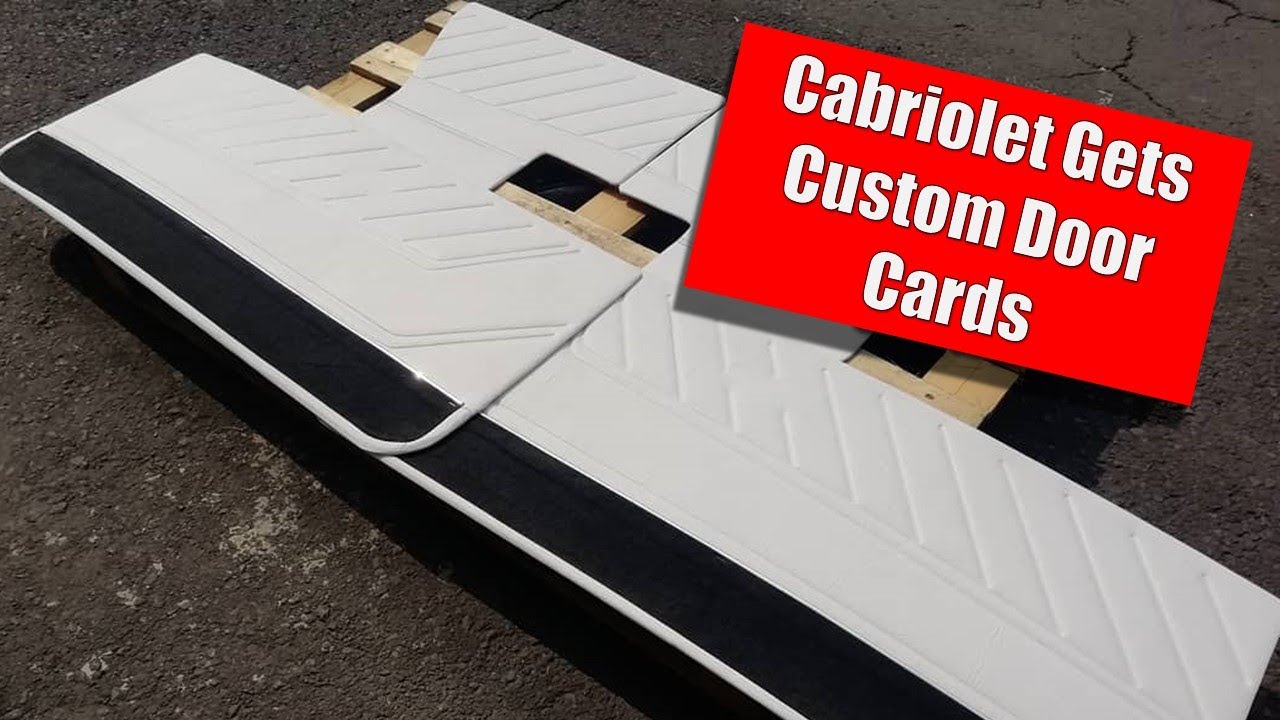 Custom Door Cards for the Mk1 VW Cabriolet
