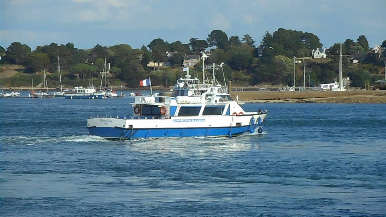 Golfe du Morbihan, la force du courant, marée montante...