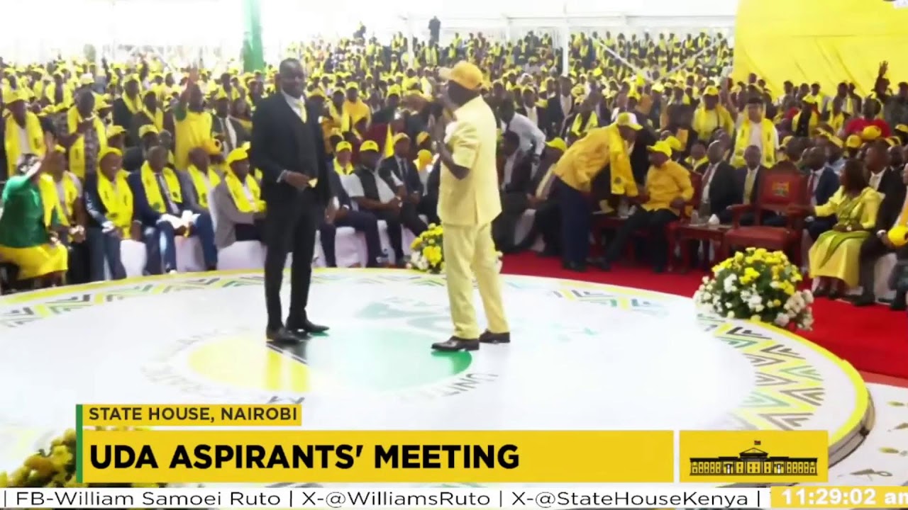 UDA Aspirants' Meeting, State House, Nairobi