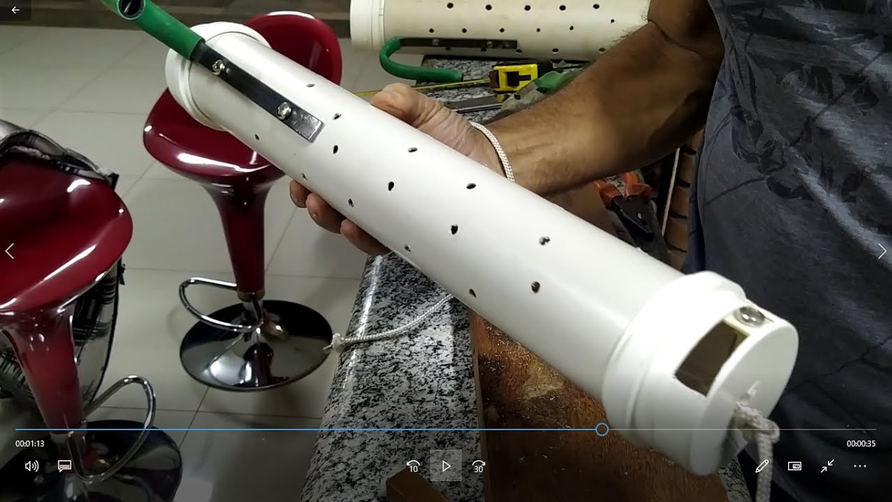 Cevador de pvc, Como fazer