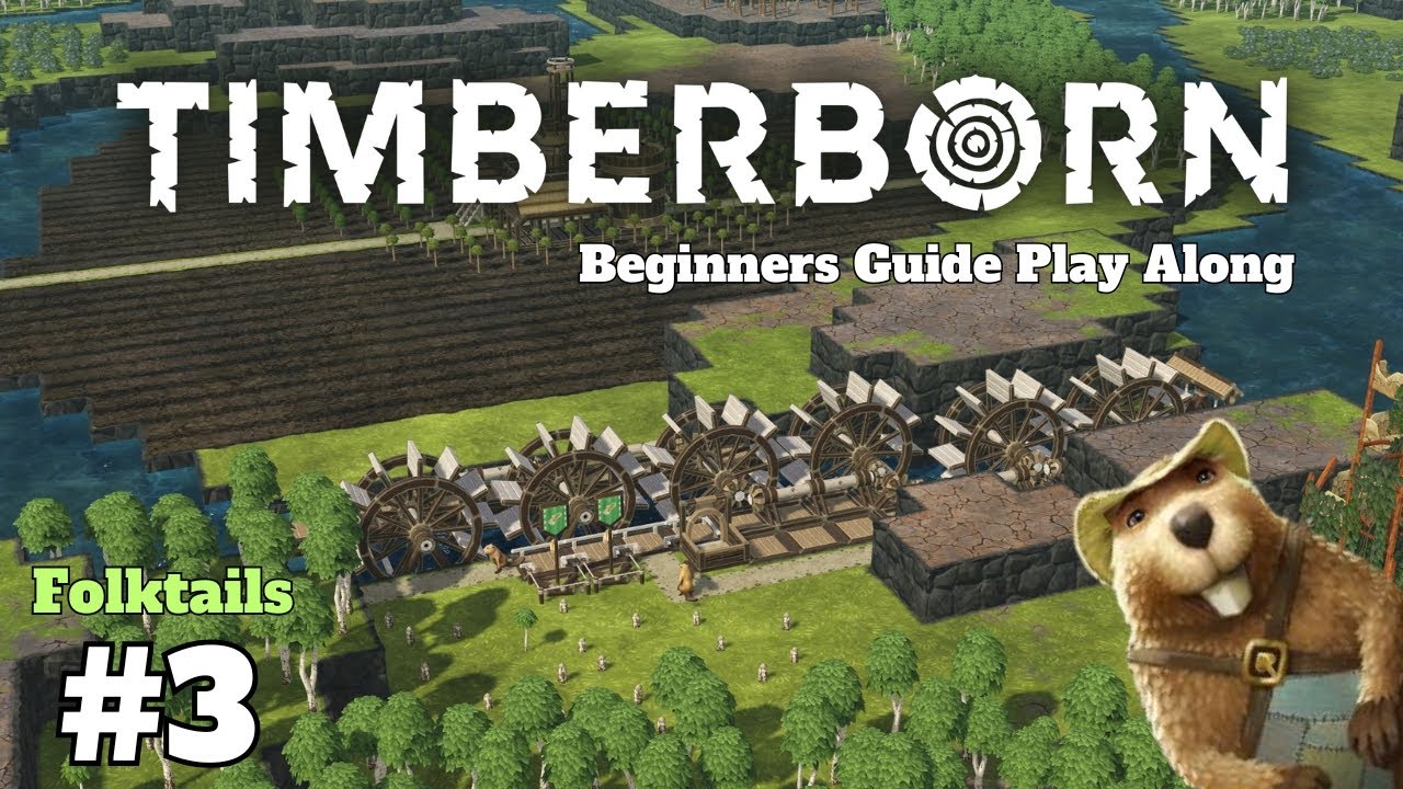 Diversions In Place! Power Networks! - Timberborn Tutorial Folktails Normal Tutorial - Episode 3