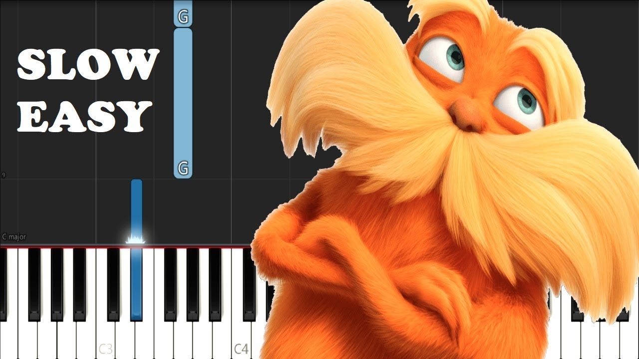 The Lorax - Let It Grow (SLOW EASY PIANO TUTORIAL)