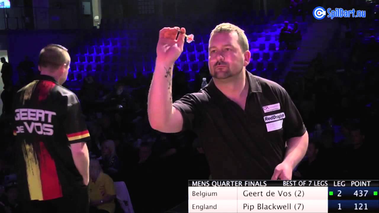 Denmark Open - Mens Quarter Finals - Geert de Vos vs Pip Blackwell