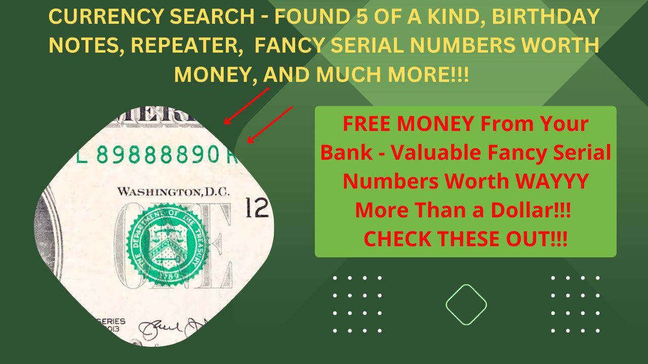 LOOK At All Of These VALUABLE One Dollar Bills Found Searching Money From My Bank!!! EASY MONEY! 💰