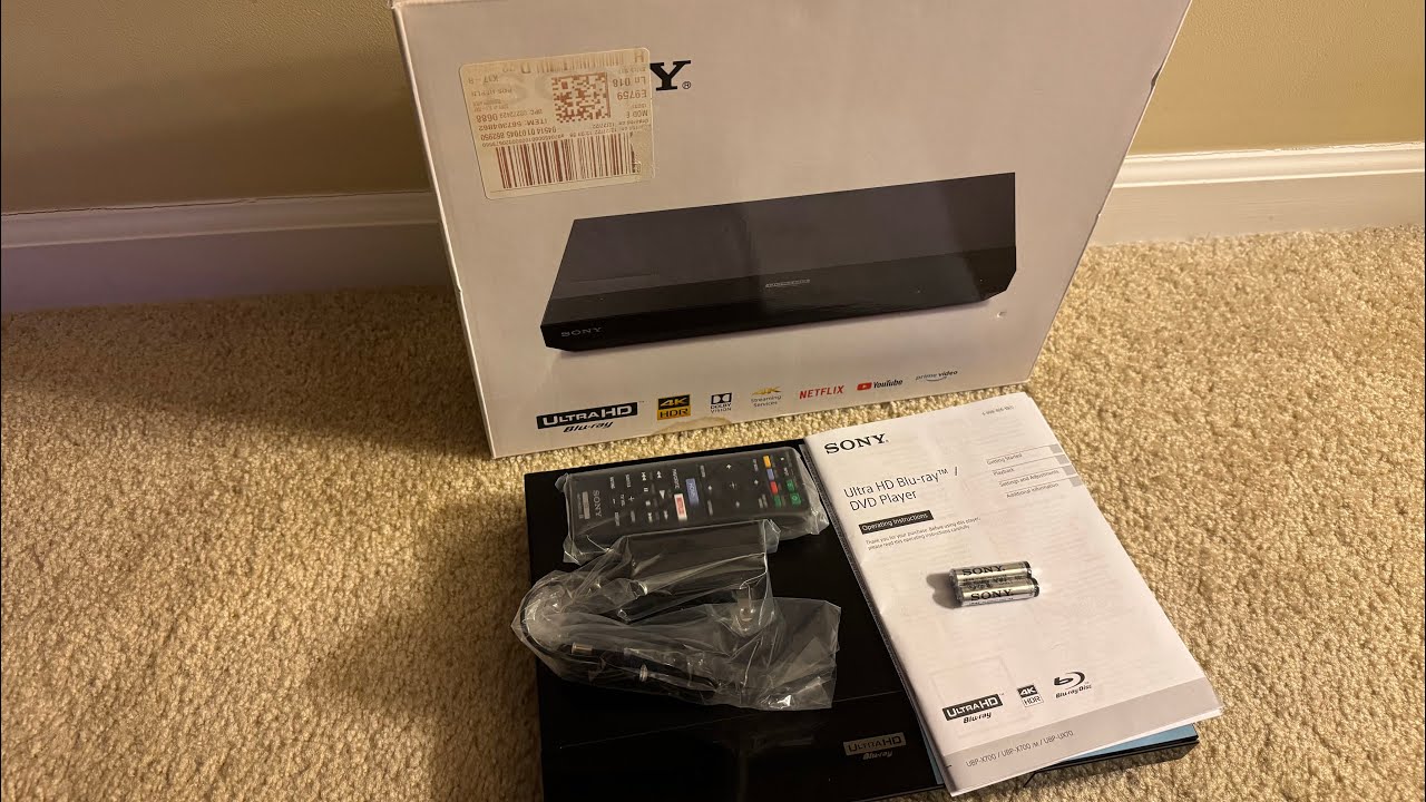 Sony - 4K Ultra HD player (NO COMMENTARY UNBOXING)