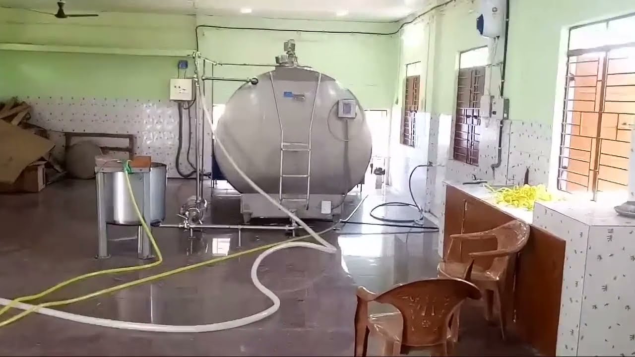 Bulk Milk Cooler 5000 Ltr HD Video // Milk Cooling  /mmilk storage tankilk storage tank