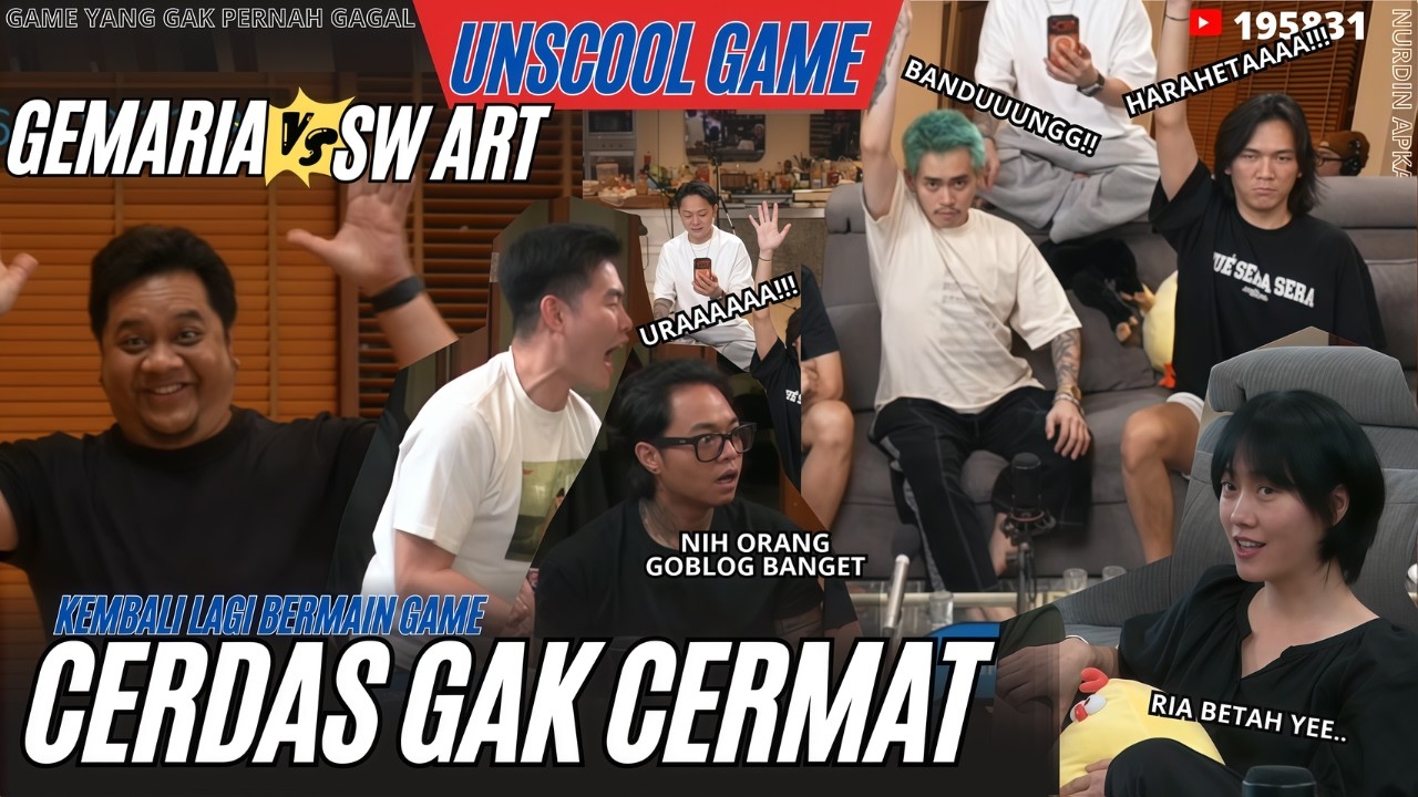 BABAK 2 MAKIN PANAS 😳 UNSCHOOL GAME CERDAS GAK CERMAT! PERTARUNGAN PALING SENGIT Marapthon S 3