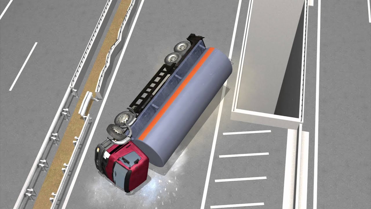 Chemical tanker overturns: 4 injured in chemical truck road accident