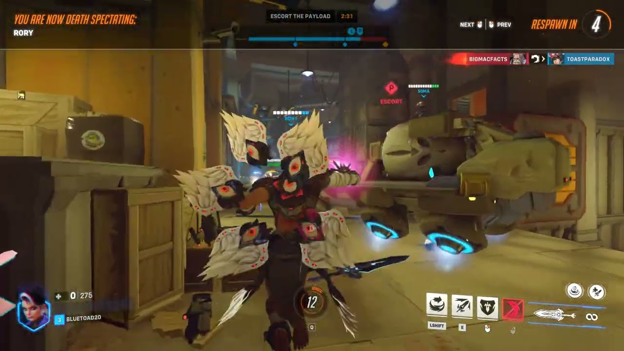 Overwatch 2 Clip - Peak Vendetta Cart Gameplay