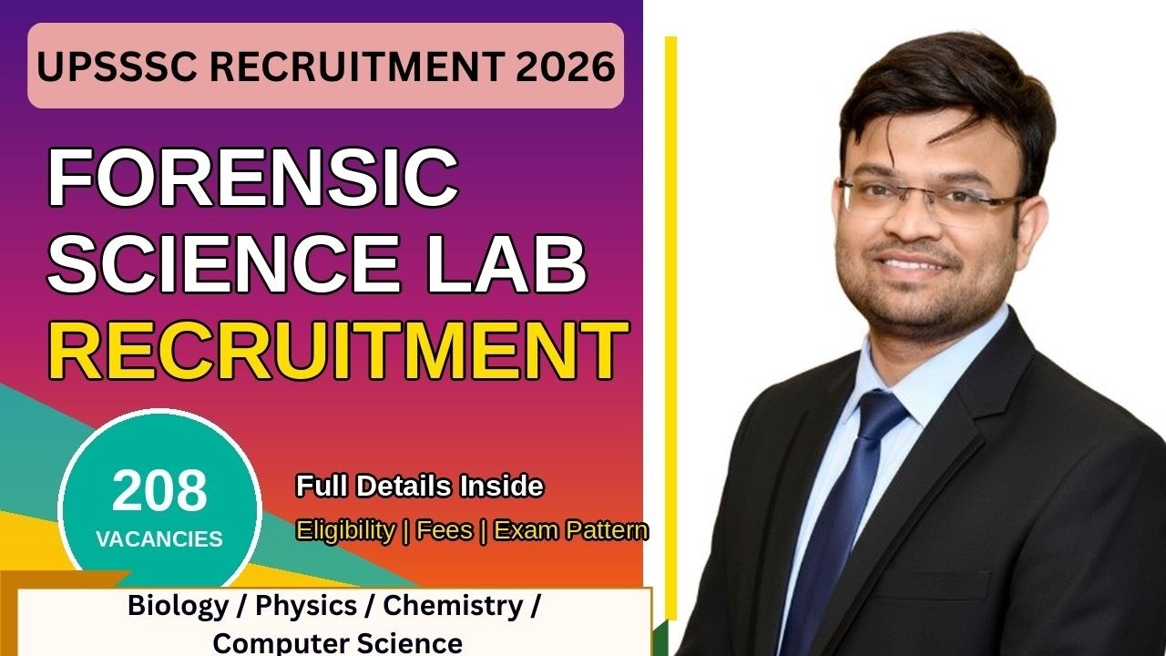UPSSSC Recruitment 2026 | Scientific Assistant & Lab Assistant | Eligibility, Fees, Exam Pattern