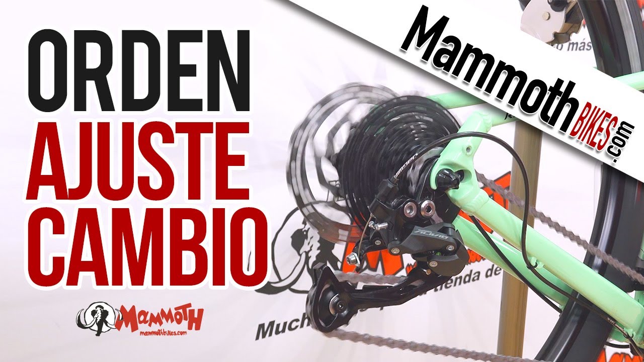 En qué orden ajustar la Transmisión de una Bicicleta