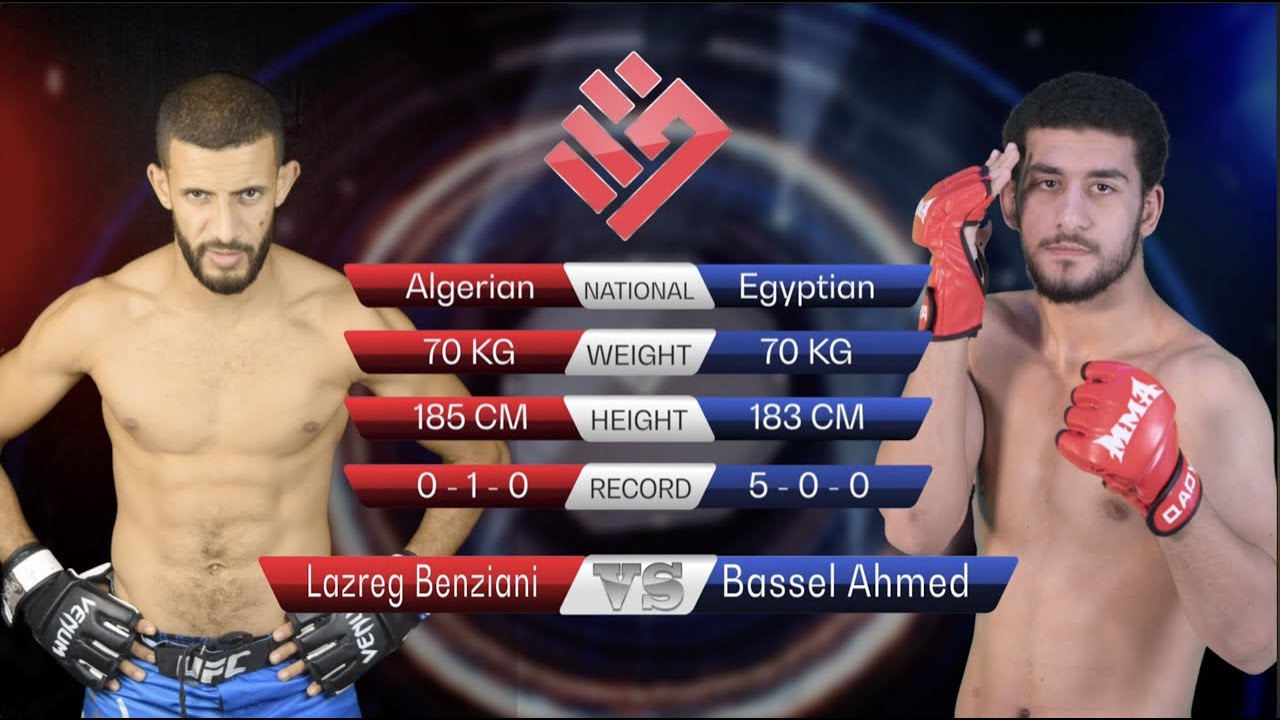 Lazreg Benziane vs. Bassel Ahmed | FULL FIGHT | The Qage 001  #Qadya #Qage001 #mma  #fightnight