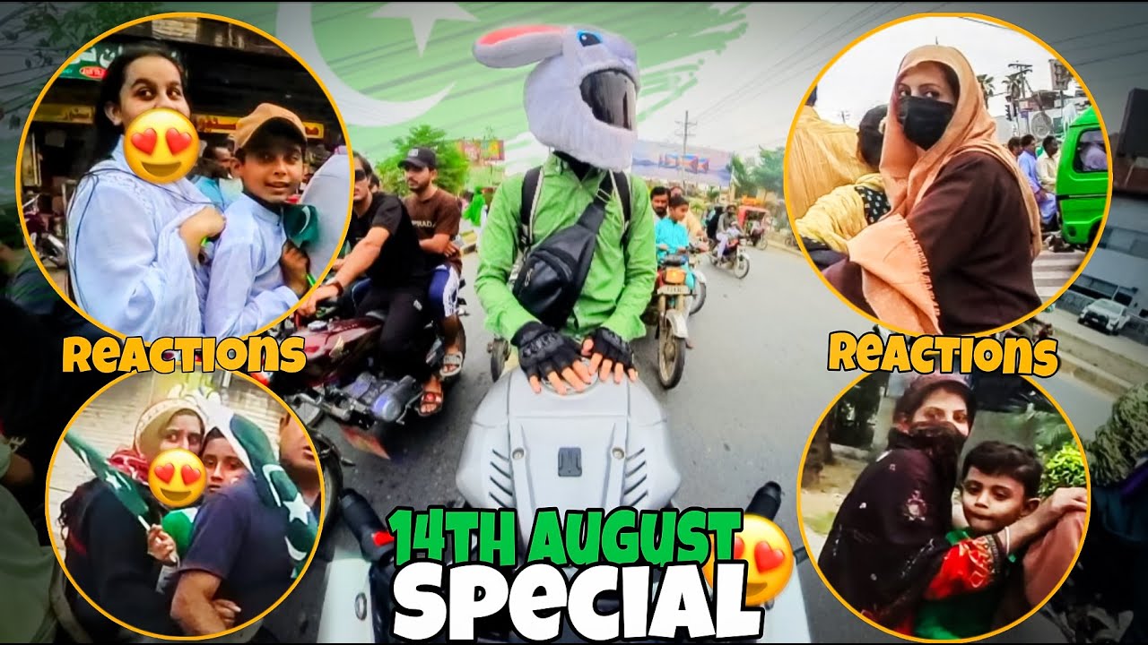 14 August Madness in Pakistan! 😍🥵🇵🇰 Girls' Reactions Will Shock You!