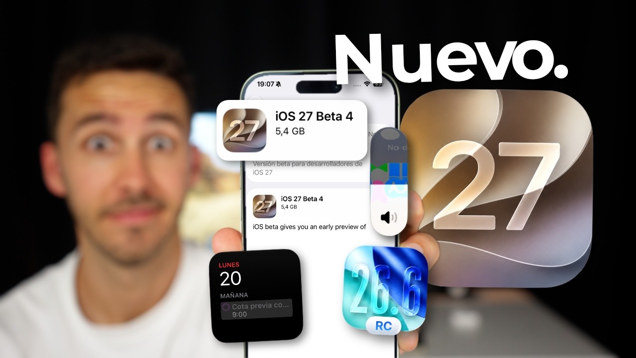 iOS 27 beta 4 con +15 NOVEDADES para iPhone y iOS 26.6 SALE PRONTO 🔥