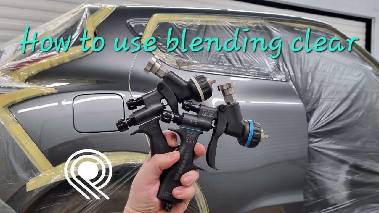 Blending silver water base paint (car painting)