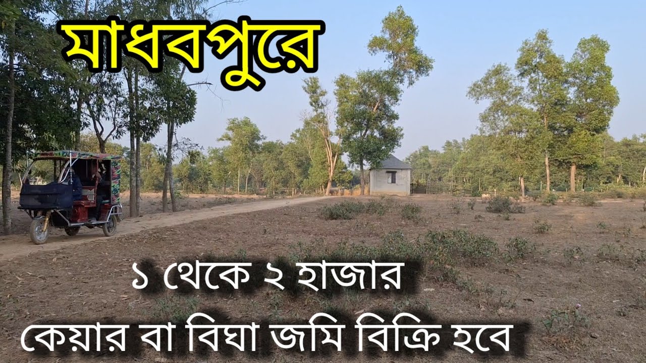 মাধবপুরে এক থেকে দুই হাজার কেয়ার বা বিঘা জমি বিক্রি করা হবে