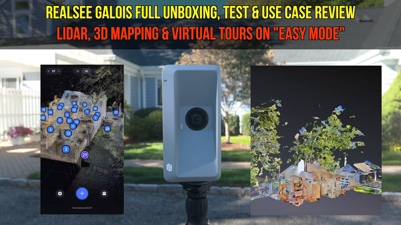 Камера Realsee Galois 3D Lidar — самый быстрый способ создания 3D-виртуальных туров