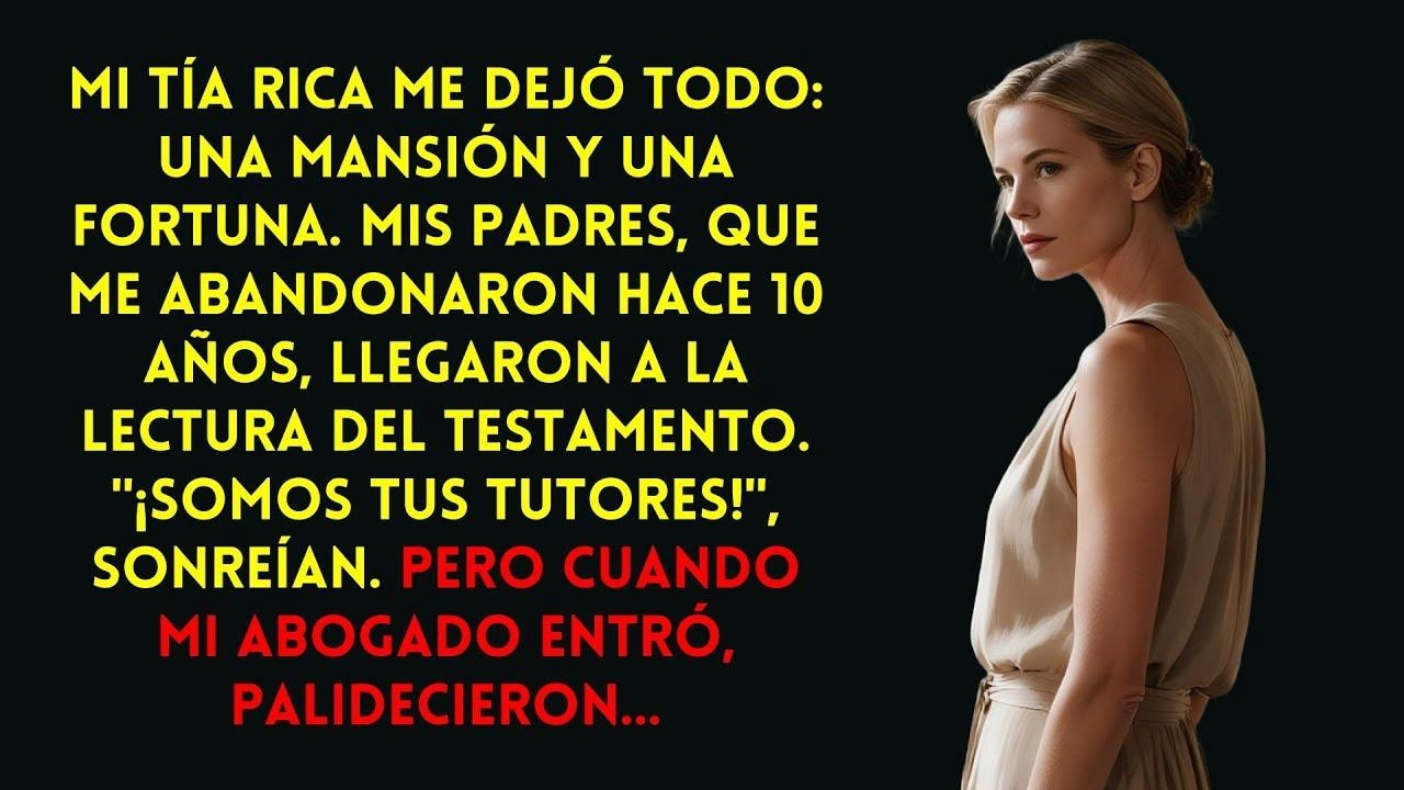 Mi tía me heredó mansión y fortuna. Mis padres, que me abandonaron ¡Somos tus tutores!.