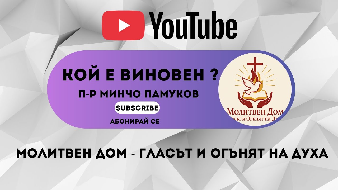 Кой е виновен ? | П-р Минчо Памуков |