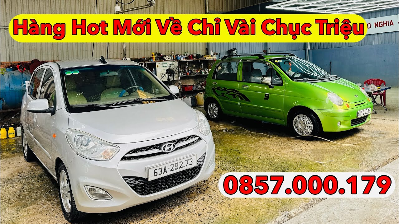 Mới Về Mấy Xe 27/2/2026 - Spark 2016 Zin, i10 2012 Và Matiz 2007 Vài Chục Triệu 📞 Nghĩa Bốn Bánh
