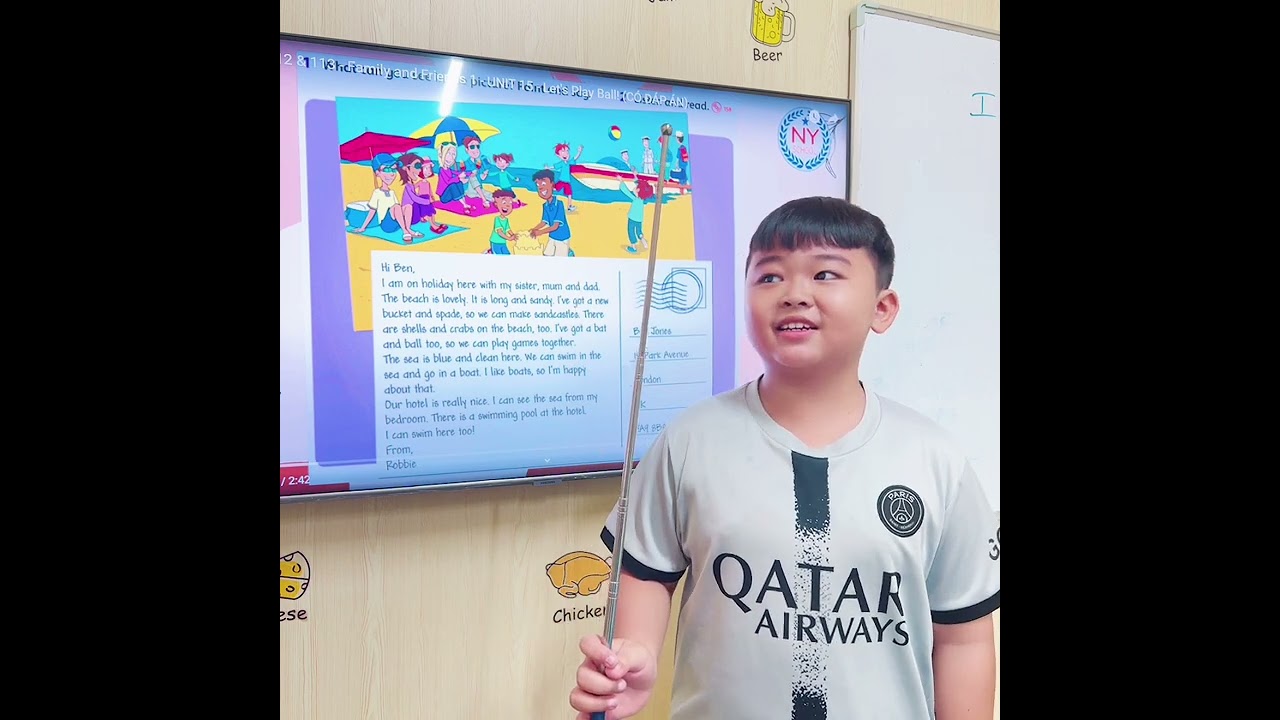 Các Bé Miêu Tả Bức Tranh Bằng Tiếng Anh