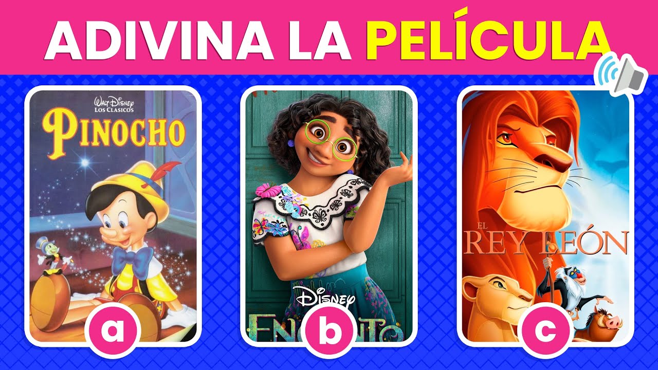 Adivina la Película Disney por la Canción 🎵🏰 | ¿Cuánto Sabes de Disney? 😋