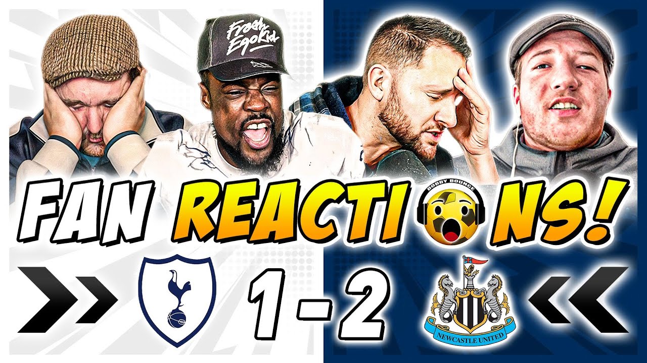 Spurs Fans MELTDOWN 🤬 Reactions to Tottenham 1-2 Newcastle | Premier League Fan Reactions
