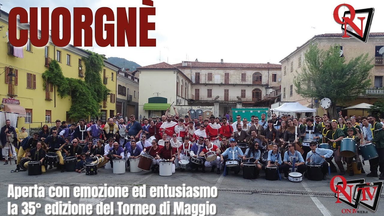 CUORGNÈ - Aperta con emozione ed entusiasmo la 35° edizione del Torneo di Maggio