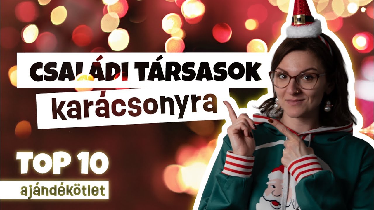 🎁 TOP 10 CSALÁDI TÁRSASJÁTÉK KARÁCSONYRA🎄