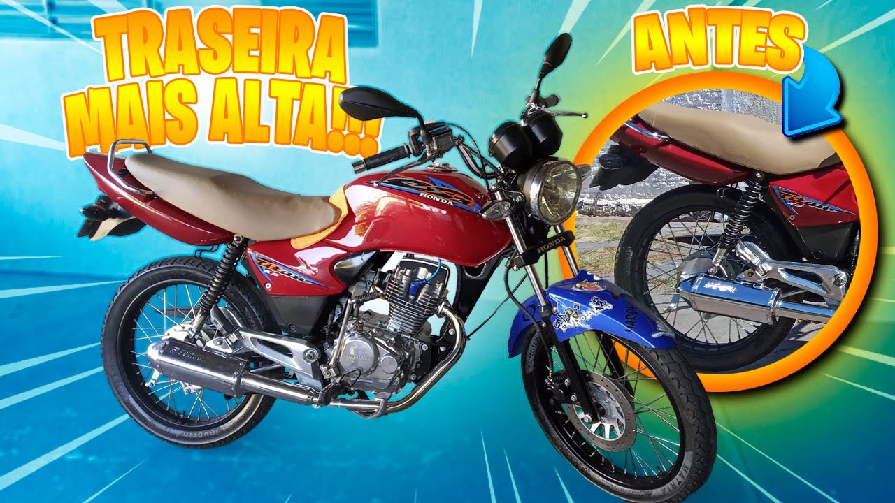 COMO INSTALAR ALONGADOR DE AMORTECEDOR TITAN KS 125 [ Maycon Aragão ]